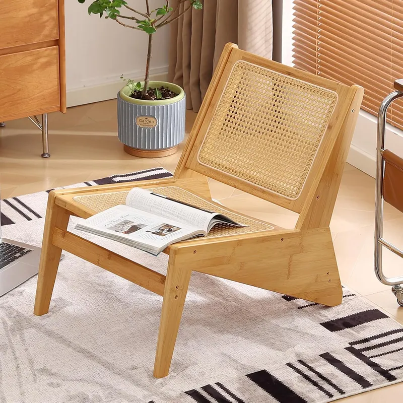 Welnow Mid Century Rattan Accent Chair