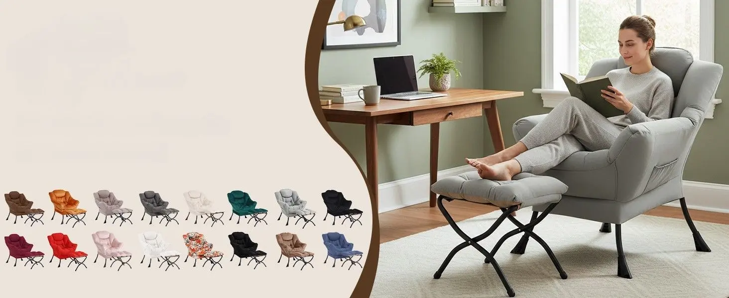 Welnow Modern Lounge Accent Chair